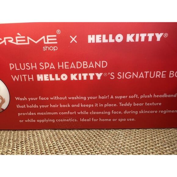 HELLO KITTY White Kitty Ears with RED BOW Headband-NWT - Picture 5 of 6